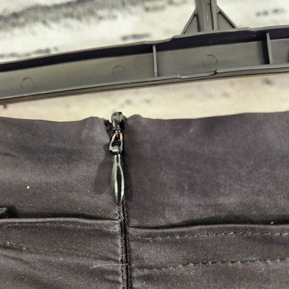 Nanette Lepore Circuit Skirt Solid Black Womens Size 8 Pleated Lined - Picture 7 of 11